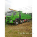 Camion à benne basculante d&#39;occasion Howo 8 * 4